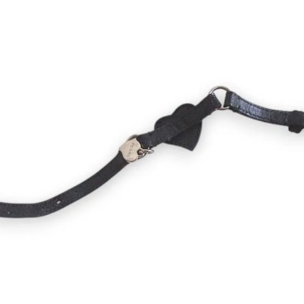 Prada Bracelet Belt with Bijoux Heart Motif Blackish Black - Picture 5 of 9